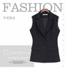 XL-8XL Extra Large Size Women's Professional Black Vest Jacket Women 2022 Product Sleeveless Vest Suit Jacket