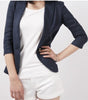 New Spring Summer Style Ladies Coat Solid Color Cotton Linen Blazers Feminino Blazer Plus Size Women Suit Jacket YB591