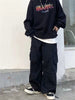 Y2k Patchwork Loose Cargo Pants Women 2023 Korean Baggy Pant Female Harajuku Vintage Street Style Wide Leg Trousers