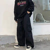 Y2k Patchwork Loose Cargo Pants Women 2023 Korean Baggy Pant Female Harajuku Vintage Street Style Wide Leg Trousers