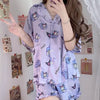 Y2k Sheining Traf Za Woman 2023 Pajamas Set Hello Kuromied Kittyed Cinnamorolled Melodyed Pyjamas Summer Suit Shirts Shorts