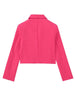 YENKYE  Women Double Breasted Pink Crop Blazer Coat Vintage Long Sleeve Female Outerwear Chic Tops