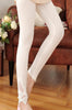 Autumn Leggins Fashion Women Leggings Triangle Lace Hollow Out Legging High Elastic Woman Cotton Skinny Slim Trousers