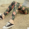 Hot High Elastic Design Vintage Graffiti Leggings Floral Patterned Print Leggins For Women High Quality Leggins Sale 2022