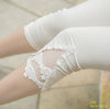 Triangle Lace Leggings Hollow Out Design Women Summer Casual Mid-Calf Pants & Capris 100% Cotton Modal Stretch Legging