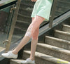 Triangle Lace Leggings Hollow Out Design Women Summer Casual Mid-Calf Pants & Capris 100% Cotton Modal Stretch Legging