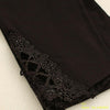 Triangle Lace Leggings Hollow Out Design Women Summer Casual Mid-Calf Pants & Capris 100% Cotton Modal Stretch Legging