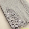 Triangle Lace Leggings Hollow Out Design Women Summer Casual Mid-Calf Pants & Capris 100% Cotton Modal Stretch Legging