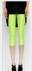 New Arrival Sexy Solid Candy Neon Women Summer Leggings High Stretched Jeggings Fitness Clothing Ballet Cropped Trousers