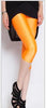 New Arrival Sexy Solid Candy Neon Women Summer Leggings High Stretched Jeggings Fitness Clothing Ballet Cropped Trousers