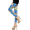Women Leggings High Street Cotton Leggin Casual Floral Printed Legging Graffiti Soft Fashion Women Trousers Hot Fashion