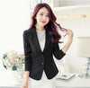 YTNMYOP Women Casual Suit Coat Outerwear Spring Double Breasted Jacquard Blazer Jacket Short Long Sleeve Blazer Jacket Female