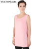 2XL-7XL Fashion Split Basic Tops Women Sleeveless women tanks Female Tops Casual Ladies T-shirt BTL108