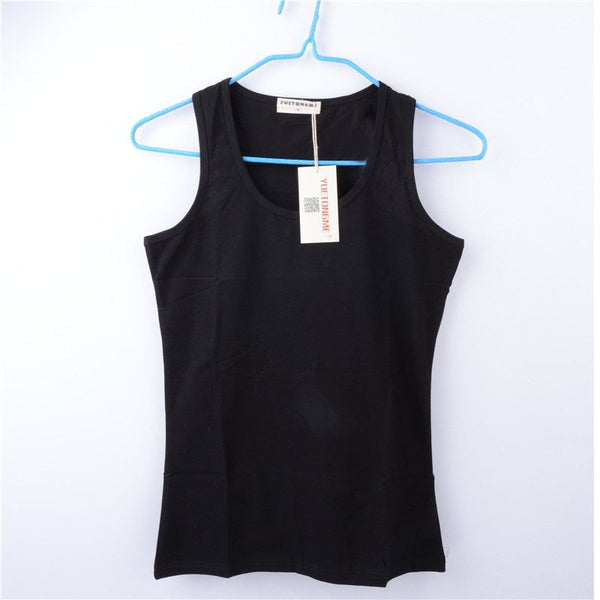 new 2022 Summer Fashion Women Crop Tops Sexy Tank Tops Black Yellow Roseo Blue BTL016