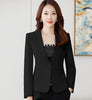 Yellow Blazer Straight and Smooth Jacket Office Lady Style Coat Business Formal Wear Candy Color