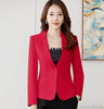 Yellow Blazer Straight and Smooth Jacket Office Lady Style Coat Business Formal Wear Candy Color