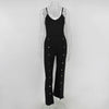 Sexy Woman Sleeveless Backless Jumpsuits Long Overalls Night Club Rompers Buttoms Party Playsuit Bodycons Drop Shipping