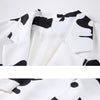 Yitimoky Cows Print Blazers Woman Jacket  White Coats Jacket Plus Size Clothing Fall 2022 Girls Office Lady Oversize New