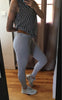 Cotton Stretched Leggings Push Up Bottom Jeans