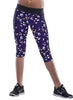 High Waist Digital Printing Capris Leggings Women's Leggings Factory Fitness L177