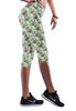 High Waist Digital Printing Capris Leggings Women's Leggings Factory Fitness L177