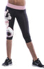 High Waist Digital Printing Capris Leggings Women's Leggings Factory Fitness L177