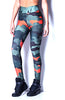 women workout leggings with pockets 3D Digital Printing push up Camouflage Leggings elastic Fall leggings 425