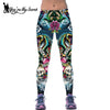 [You're My Secret] Fashion Joggers Fitness Legging High Waist Elastic Tiger Sporting Leggins Workout Skull Legging Mujer