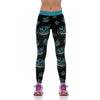 [You're My Secret] Halloween Women Leggings High Waist Silm Fitness Leggins Alice In Wonderland Smile Cat Digital Print Pants