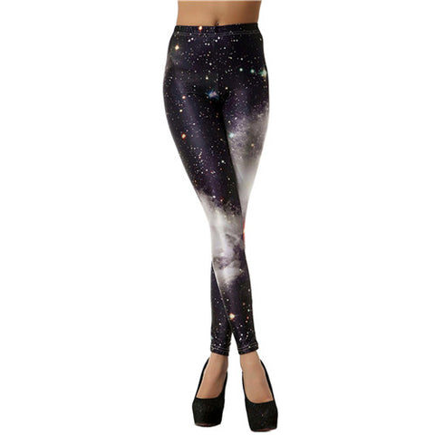 [You're My Secret] New Fashion Fitness Mujer Soft Elastic Interstellar Leggins Pants Galaxy Space Printed Women Workout Leggings