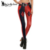 [You're My Secret] Sexy Harley Quinn Super Hero CosPlay Comic Cartoon Deadpool Classic Print leggins Women Leggings Fitness