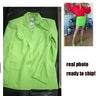 Yuerwang Women Blazer Set Skirt Suit Green Shouder Padded Oversized Coat Jacket 2023 Long Sleeve Single Button Skirt