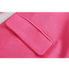 ZA Women Pink Single Breasted Blazers Coat Vintage Long Sleeves Outerwear And High waist casual Mini Skirts 2-piece Set
