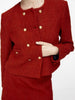 ZA autumn ladies all-match casual texture double-breasted suit jacket and high-waist texture skirt office professional wear