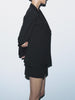 ZA early autumn women's all-match with shoulder pad slim fit suit jacket and high-waist skirt professional wear office