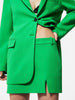 ZA women's simple and versatile pocket single-breasted straight suit bag hip slim mini skirt fashionable commuter suit