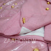 ZAAHO2022 Spring Autumn Women Vintage Pink Tweed Blazer Coat Chic Pockets Suit Jacket Female Office Outerwear