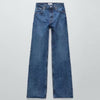 ZAAHOAutumn Women Casual Straight Jeans Bottom Harajuku Boyfriend Long High Waist Pants Female