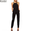 2022 Summer Rompers Womens Jumpsuit Sexy Ladies Casual Elegant Sleeveless Long Playsuits Trousers Plus Size Overalls