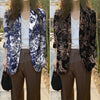 ZANZEA 2022 Bohemian Autumn Thin Coat Street Retro Elegant Chemise Cotton Jacket Tops Long Sleeved Floral Printed Blazer
