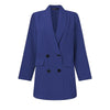 ZANZEA Female Double-breasted Blazer Oversize 2022 Women Office Suits Autumn Ladies Shawl Collar Coat Casual Solid Work Wear