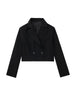 ZATRHMBM 2023 Chic Double Breasted Women Blazer Vintage Long Sleeve Jacket Coat Short Ladies Outerwear Stylish Tops