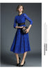 ZAWFL 2022 Spring Women's Lace Dresses Floral Crochet Hollow Out Vestido Patchwork Casual Slim Office Party Dress