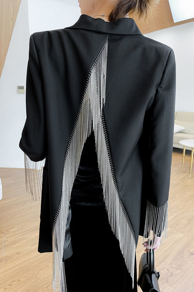ZCSMLL Suit coat women's design sense niche 2023 spring and autumn small suit autumn slim split top
