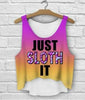 multicolor T-Shirts 3D Print women tank tops & camis printed sleeveless vest girls summer short crop tops irregular