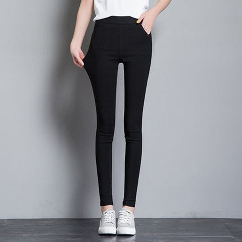 Woman Jeans Summer Jeans Denim Pants Pencil Pants Woman Trousers Woman Pantalon Mujer High Waist Casual Pants Red