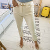 ZHISILAO Tight Beige Bodycon Pencil Jeans Women Retro Slim Elastic High Waist Straight Khaki Ankle-length Denim Pants 2022 Jeans