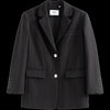 ZIQIAO Japanese Suit Collar Regular Sleeve Colorful Blazers Straight Casual Office Lady Solid Single Breasted Spring Suit