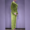 ZL1796 spot 2023 spring and summer women's European and American suit jacket casual wide-leg pants Korean velvet suit