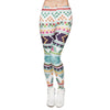 DDK5 Brand New Fashion Aztec Printing legins Punk Women's Legging Stretchy Trousers Casual Slim fit Pants Leggings